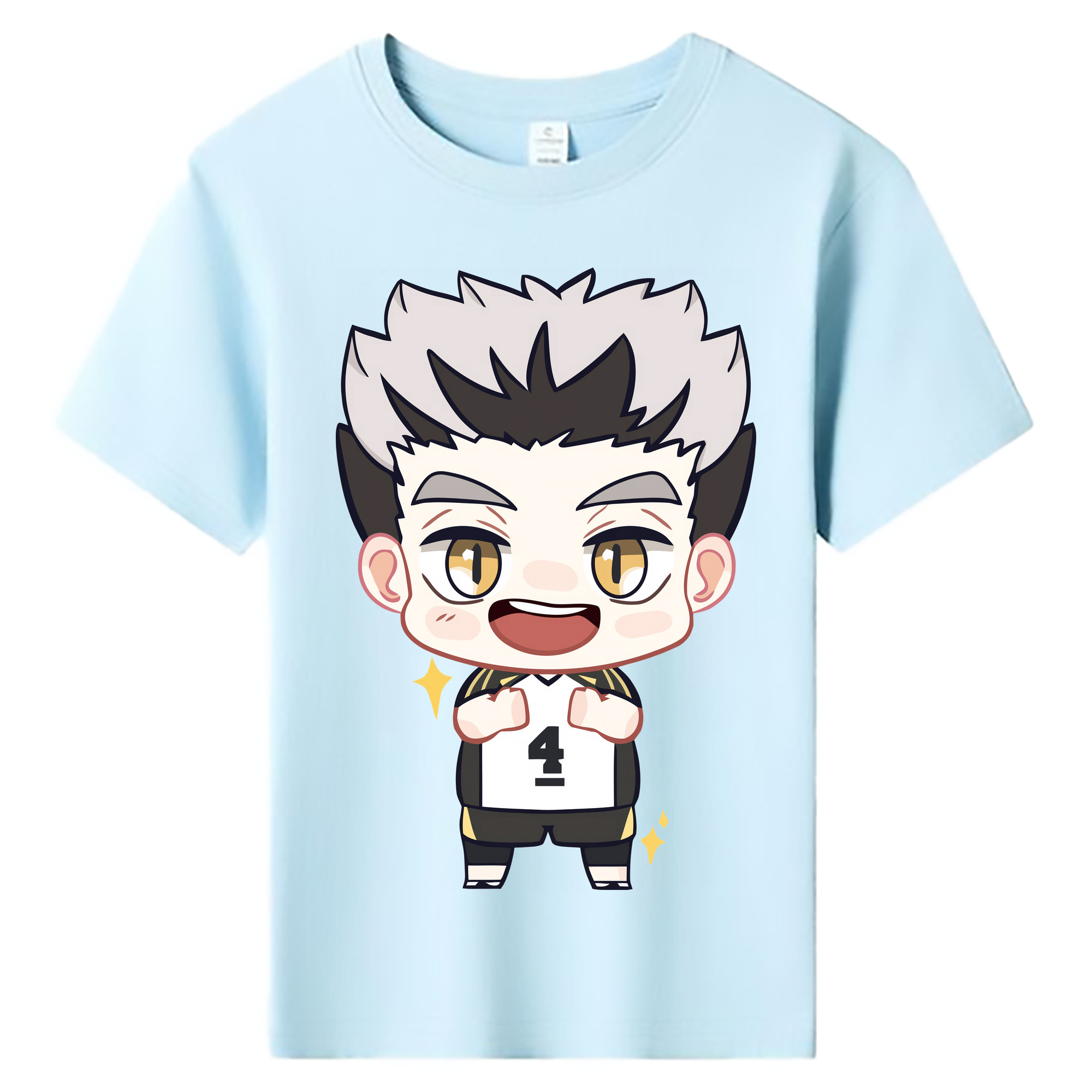 （画像用） ハイキュー!! Haikyu!! 綿100％キッズTシャツ（フロントプリント）